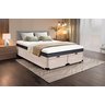 Cama Box Baú King Size Bipartida Serenelife - Suede Bege Claro - 2