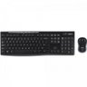 Kit Teclado e Mouse Logitech Mk270 sem Fio Preto - 1