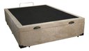 Ver imagem 1 de Base Box Baú Casal 138 X 188 Suede com Pistão Gás So1clique - Bege