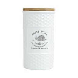 Pote de Mantimentos de Porcelana 1,35lt Sweet Home - Rojemac Wolff - 1