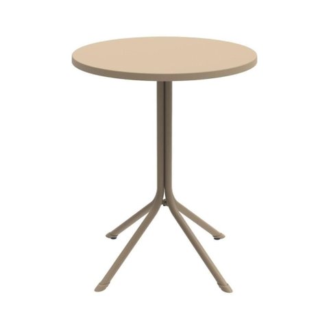 Mesa Redonda Gávea Rivatti 75cm PP Fendi-Aço Fendi