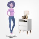 Ver imagem 4 de Mesa de Cabeceira 2 Gavetas Lotus 