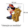 Adesivo de Parede Mickey Marinheiro Mod01:60 X 68 Cm - 2