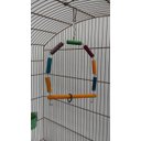 Ver imagem 4 de Balanço para Calopsita Agapornis Periquitos Kit 4 brinquedos