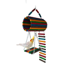 Ver imagem 7 de Balanço para Calopsita Agapornis Periquitos Kit 4 brinquedos