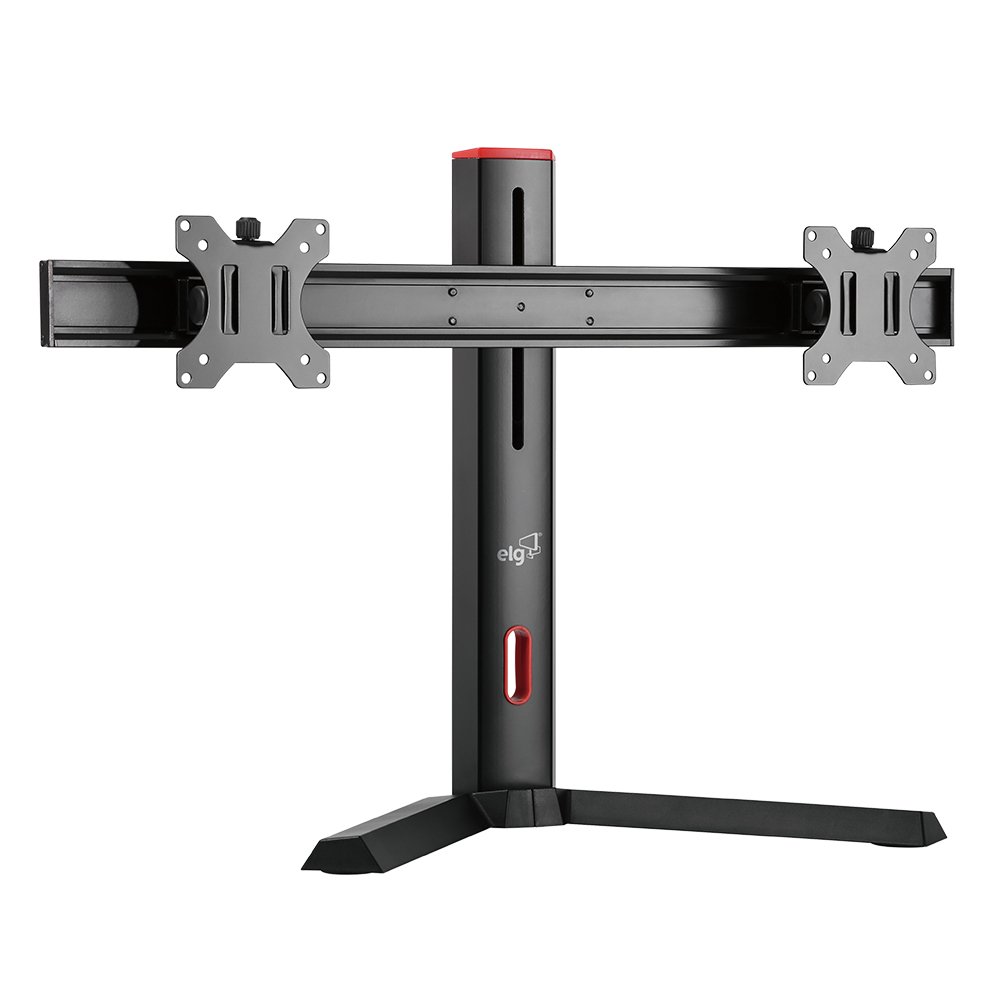 Suporte Articulado de Mesa P/ 2 Monitores até 27'' - Elg