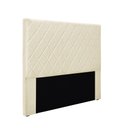 Ver imagem 1 de Cabeceira Cama Box Casal 140 Cm Dubai Linho S04 - D'Rossi Perola