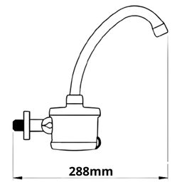 Torneira Elétrica Plus para Cozinha de Parede Bica Alta 4 Temperaturas Branca 5500w / 220v Durín - 4