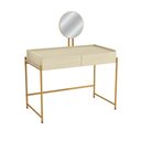 Ver imagem 2 de Mesa 2 Gavetas Espelho 110cm Sync Mostarda/Oasis Kappesberg