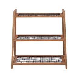 Floreira Baixa Garden Tela Metal Natural/Preto - 3