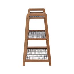 Floreira Baixa Garden Tela Metal Natural/Preto - 4