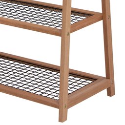 Floreira Baixa Garden Tela Metal Natural/Preto - 6