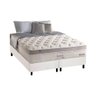 Cama Box King: Colchão Molas Anjos MasterPocket Ensacadas Impressione + Base CRC Courano Branco(193x - 1