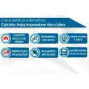 Ver imagem 3 de Cama Box King: Colchão Molas Anjos MasterPocket Ensacadas Impressione + Base CRC Courano Branco(193x