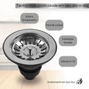 Ver imagem 7 de Cuba Cozinha Gourmet Inox com Acessórios 50x40 Cm Cor Prata