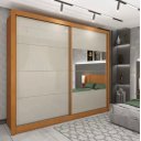 Ver imagem 3 de Guarda-roupa C/ 2portas de Correr C/ Espelho e New Flórida Tcil