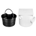 Ver imagem 1 de Caixa Sifonada 250x250x75/100 Quadrada C/ Tampa e Cesto Herc