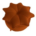 Ver imagem 2 de Puff Pétala Moderno Veludo Terracota