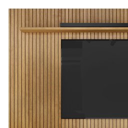 Rack Bancada São Paulo com Painel Curitiba Cinamomo/off White para Tv até 75” - Valdemóveis - 2