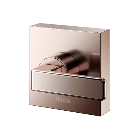 Acabamento para Registro Docol Stillo 824130 para Base Deca 1/2", 3/4" e 1" Cobre Polido