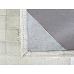 Tapete de Couro Par Beira Cama Branco 1,00 X 0,50 M - 3