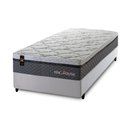 Ver imagem 3 de Conjunto Cama Box Solteiro c/ Molas Ensacadas Benton Branco 88x188x71