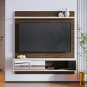 Ver imagem 1 de Painel para Tv 55 Pol Suspenso 136x143cm Ilhéus Nogueira Off White