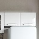 Ver imagem 3 de Armário Aéreo de Aço com 2 Portas Branco Bella - Bertolini