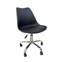 Ver imagem 5 de Cadeira de Escritório Leda Giratória com Regulagem de Altura Preto