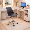 Ver imagem 3 de Cadeira de Escritório Leda Giratória com Regulagem de Altura Preto