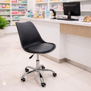Ver imagem 2 de Cadeira de Escritório Leda Giratória com Regulagem de Altura Preto