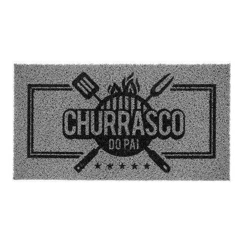 Tapete Vinil Churrasco do Pai Kapazi 40 X 75 Super Print Vinil Churrasqueira