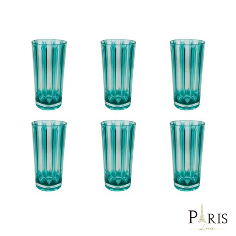 Conjunto 6 Copos de Acrílico Verde 17,5cm Rjw0016 Btc