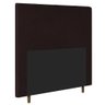 Cabeceira Cama Box Solteiro Gênova 90cm Corano Marrom - 1