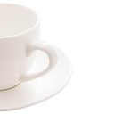Ver imagem 6 de Xícara de Café 100ml com Pires Porcelana Branco Clean Chá Mesa Posta Servir