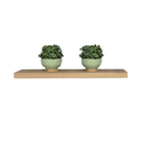 Ver imagem 1 de Prateleira Reta Decorativa 60x15 Mdf com Suporte Invisível Plancasa:carvalho