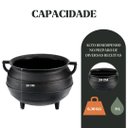 Ver imagem 4 de Caldeirão Tripé 24×20cm 9l Alça Ferro Panela Mineira