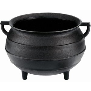 Caldeirão Tripé 24×20cm 9l Alça Ferro Panela Mineira