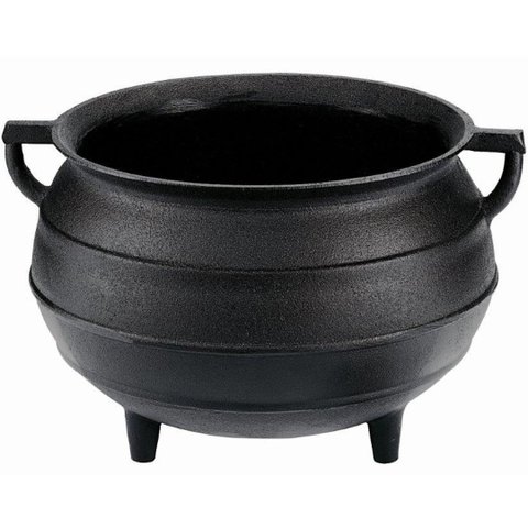 Caldeirão Tripé 24×20cm 9l Alça Ferro Panela Mineira
