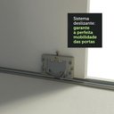 Ver imagem 7 de Guarda-roupa Casal Madesa Austin 4 Portas de Correr com Espelhos 3 Gavetas