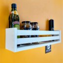 Ver imagem 5 de Nicho Organizador de Livros e Brinquedos Prateleira Revisteiro para Quarto de Bebê MDF 3Un 55cm