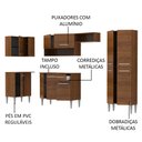 Ver imagem 5 de Armário de Cozinha Completa de Canto 353cm Rustic Emilly Sun Madesa 01