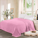 Ver imagem 1 de Cobertor Casal Manta Canelada Super Soft 1,80m X 2,0m Rosa