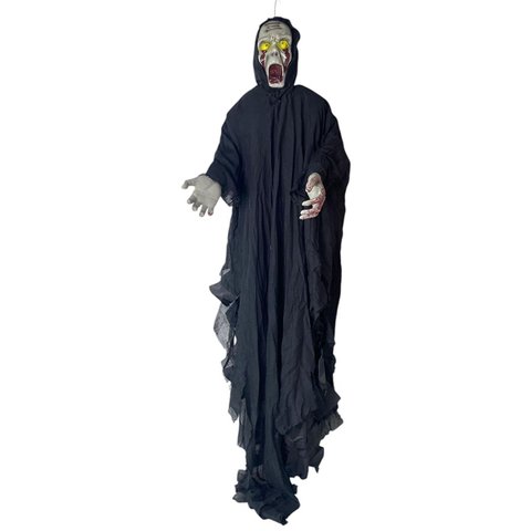 Fantasma Giratorio Halloween Dia Das Bruxas Monstro Festa Tematica Sombrio Luz Som Grito Suspense Te