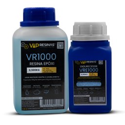 Resina Epóxi + Endurecedor Uv Vr1000 750g Baixa Espessura - 1