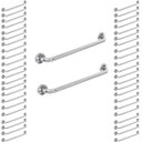 Ver imagem 1 de Barra Alça Apoio 80cm Aço Inox Kit 30 Uni Acessibilidade Idoso Gestante Criança Apoio Suporte Anti Q