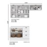 Cozinha Modulada Americana 3 Peças Branco HP – Henn - 2