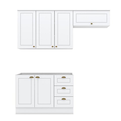 Cozinha Modulada Americana 3 Peças Branco HP – Henn