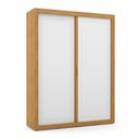 Ver imagem 2 de Jogo de Quarto Infantil Guarda Roupa 2 Portas de Correr e Berço com Capitonê Tutto New Branco Soft/f