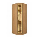 Ver mais imagens de Guarda-Roupa Modulado de Canto Oblíquo Reflecta com LED 5 Portas e Cantoneira 100% MDF Cairo